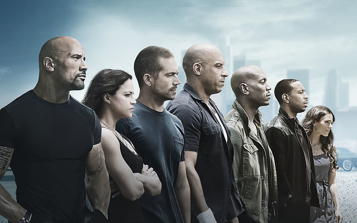 The Fast and Furious characters wallpaper, furious 7, fast and furious 7