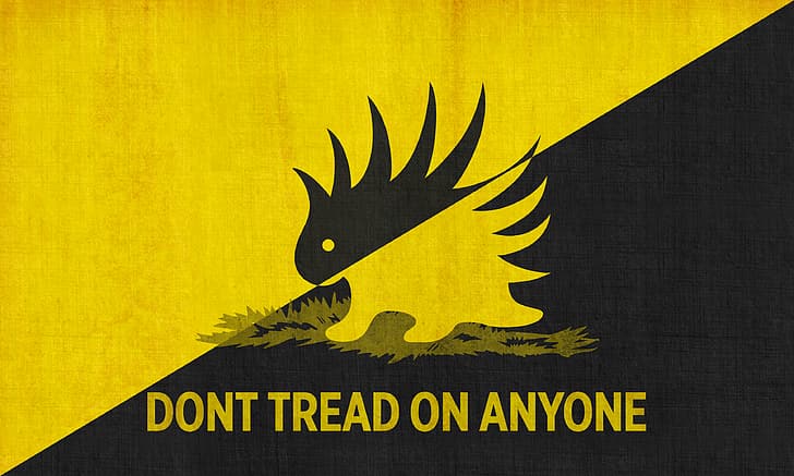 libertarianism, Anarchy, Gadsden Flag, HD wallpaper