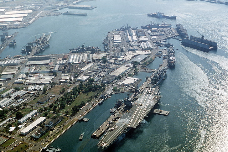 brown and black concrete bricks, warship, aerial view, vehicle