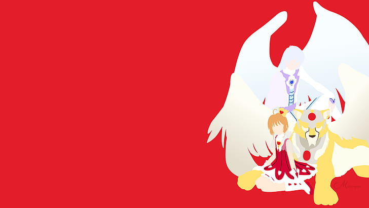 Anime, Cardcaptor Sakura, Keroberos (Card Captor Sakura), Sakura Kinomoto, HD wallpaper