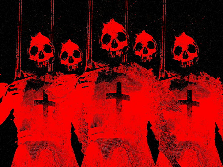 creepy, dark, evil, horror, occult, satanic, HD wallpaper