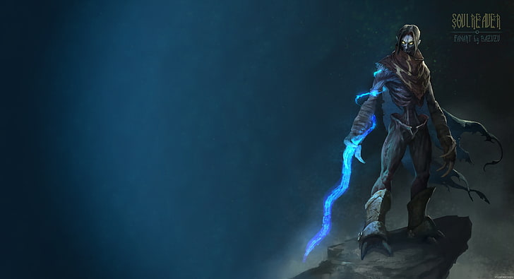 Figure, The game, Art, Ghost, Character, Raziel, Legacy of Kain, HD wallpaper