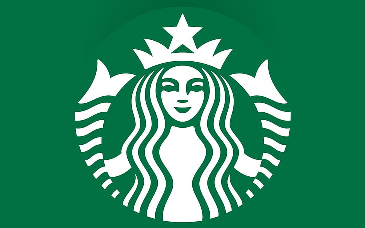 Starbucks Coffee Green Logo, Starbucks logo, Other, creativity, HD wallpaper