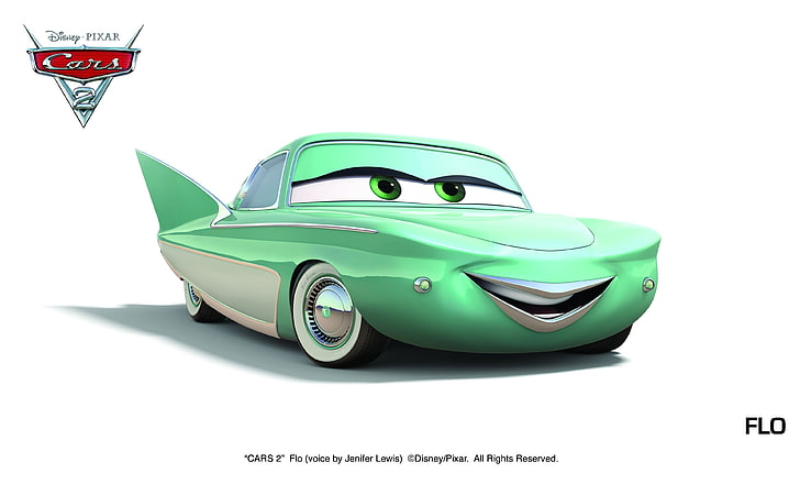 HD wallpaper: Disney Cars character wallpaper, pixar, cars 2, flo |  Wallpaper Flare