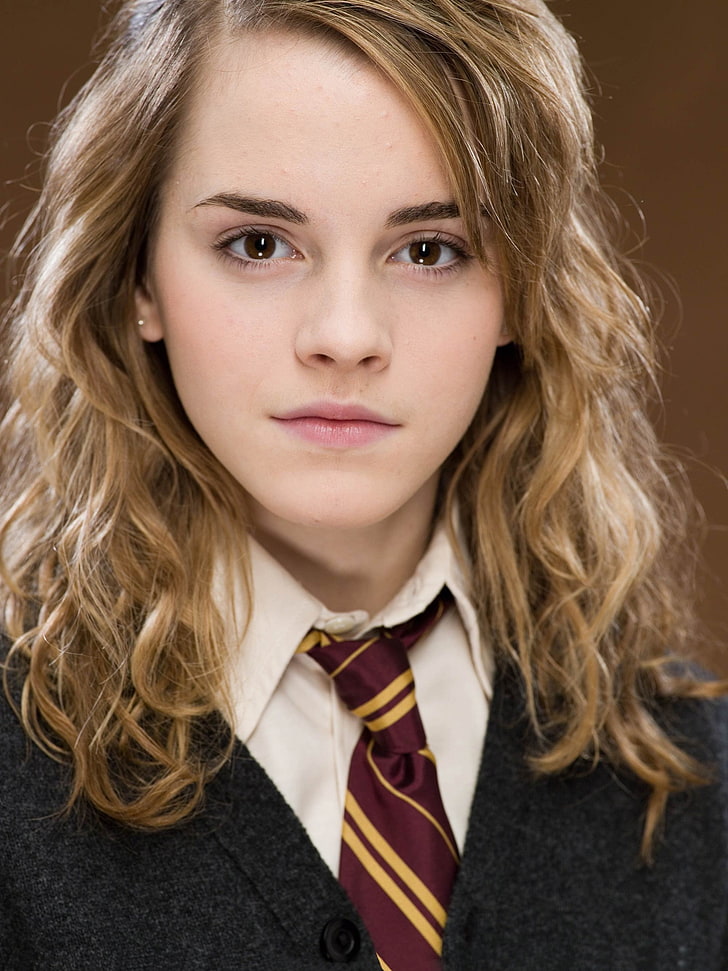Blonde, Brown Eyes, Emma Watson, Harry Potter, Hermione Granger, HD wallpaper