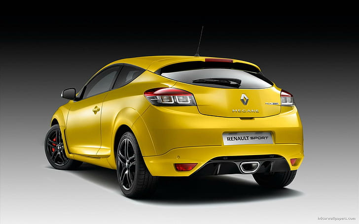 2010 New Megane Renault Sport 2, yellow renault coupe, cars