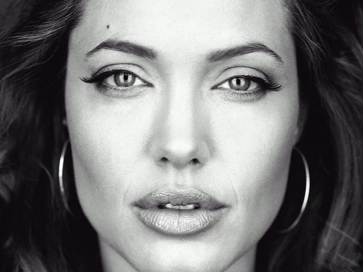 3840x1080px | free download | HD wallpaper: Angelina Jolie Close Up |  Wallpaper Flare