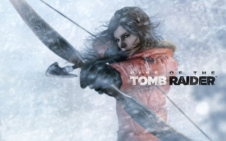 Rise of the Tomb Raider digital wallpaper, video games, one person