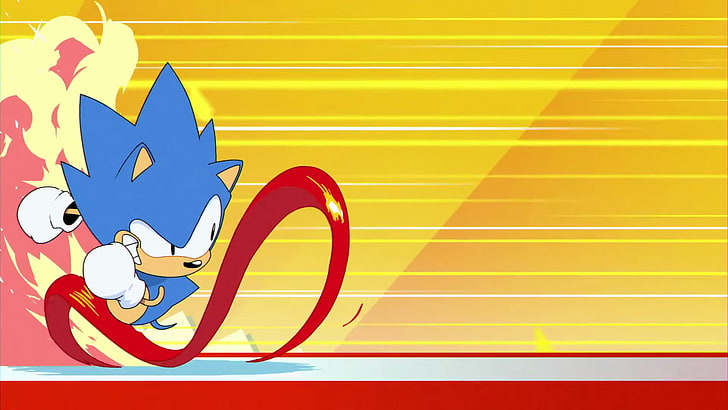 Sonic, Sonic Mania, yellow, no people, art and craft, red, creativity
