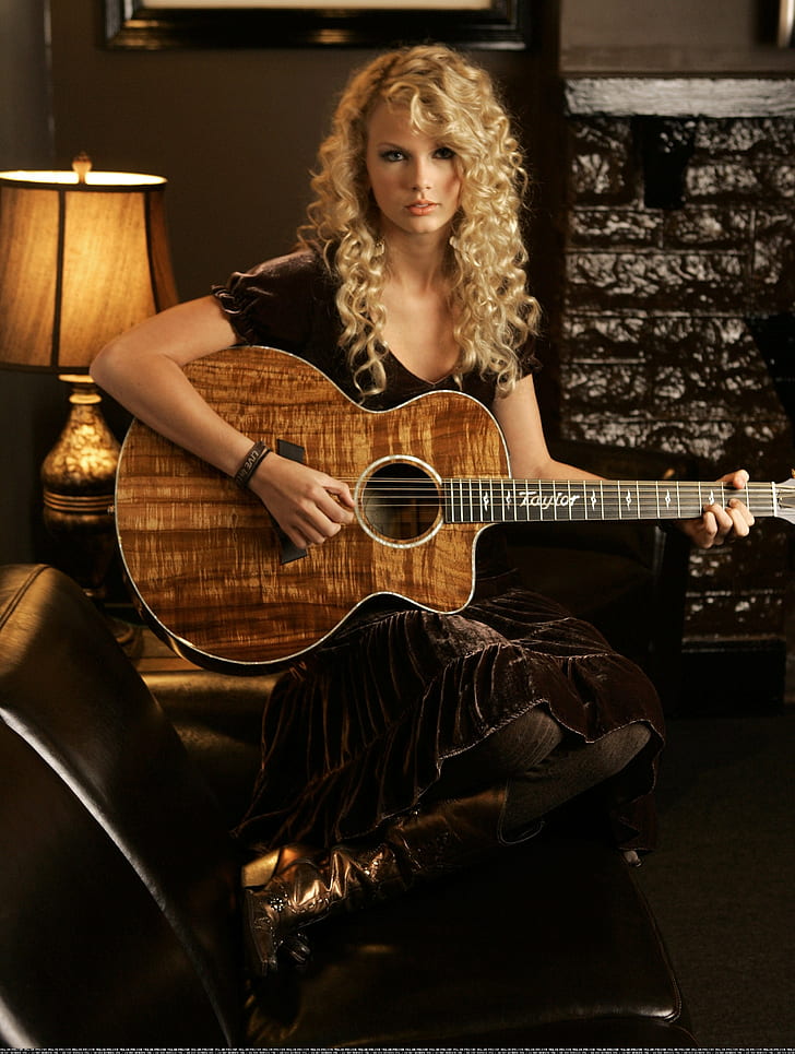 Taylor Swift, women, singer, looking at viewer, blonde, HD wallpaper