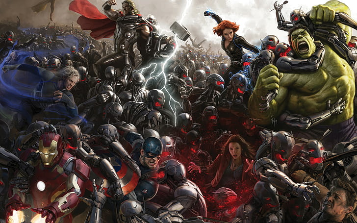 Captain America, Avengers: Age of Ultron, Scarlett Johansson, HD wallpaper