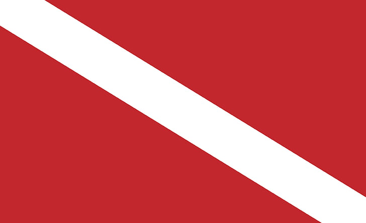 flag, scuba diving