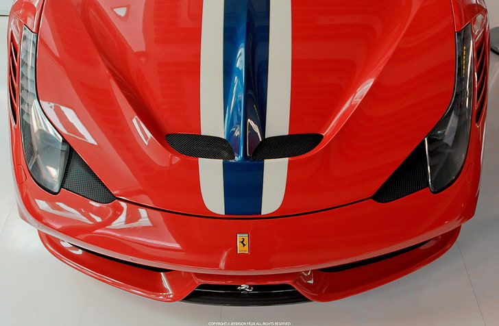 car, Ferrari 458 Speciale, red, transportation, mode of transportation, HD wallpaper