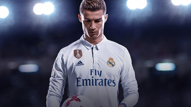 4k, Ronaldo Edition, screenshot, E3 2017, FIFA 18, HD wallpaper