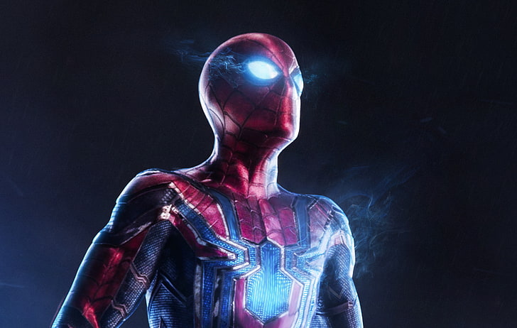 Iron Spider, Avengers: Infinity War, 4K, Spider-Man, studio shot