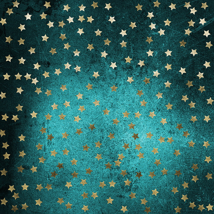 HD wallpaper: teal and grey star wallpaper, stars, background, gold,  texture | Wallpaper Flare