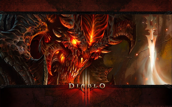 Diablo III, heat - temperature, fire, burning, flame, fire - natural phenomenon