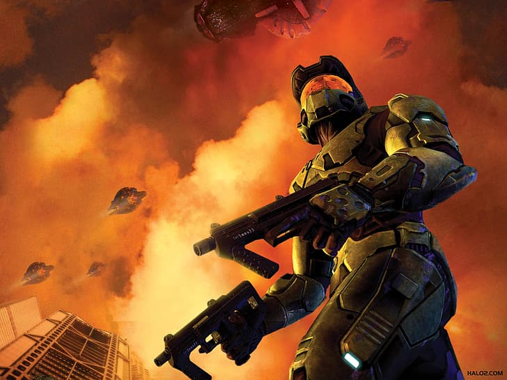 Halo 2, Master Chief, Xbox, HD wallpaper