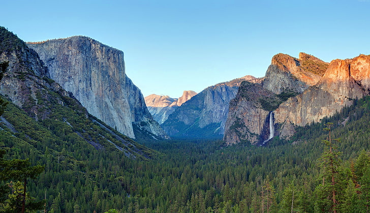 Wallpaper Yosemite, 5k, 4k wallpaper, 8k, forest, stars, sunset, OSX,  apple, mountains, Nature #3956