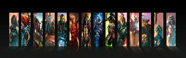 bloodhoof, cairne, deathwing, king, lich, sylvanas, thrall, HD wallpaper