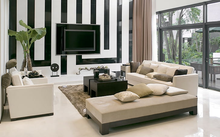 indoors, house, interior design, HD wallpaper