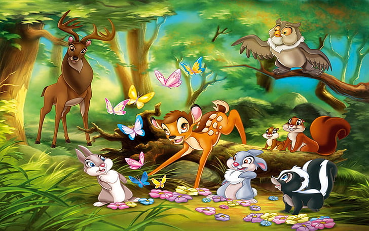 Movie, Bambi, representation, women, art and craft, group of people