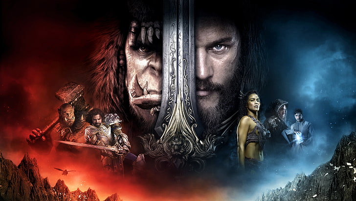 World of Warcraft movie poster, Girl, Fantasy, Orc, Legendary Pictures