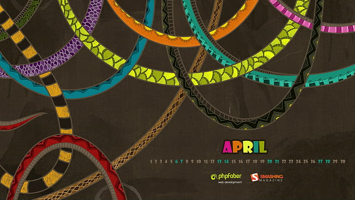 April, Arena, artwork, background, Brown, Calendar, Magazine, HD wallpaper
