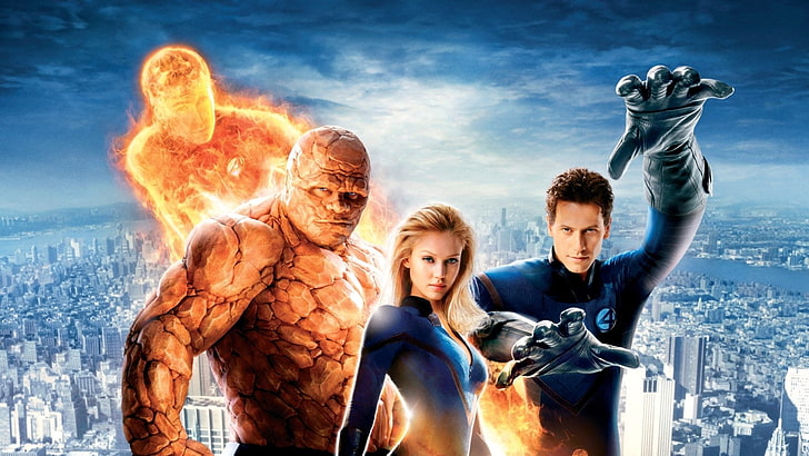 Movie, Fantastic Four, Thing (Marvel Comics), group of people, HD wallpaper