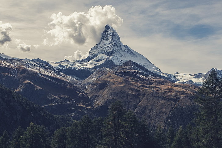 nature, mountains, Switzerland, Matterhorn, The Matterhorn