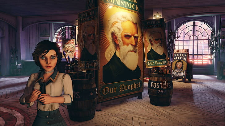 video games, BioShock, BioShock Infinite, HD wallpaper