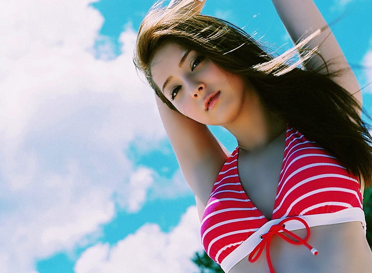 Nozomi Sasaki, japan, hot babes and girls, HD wallpaper
