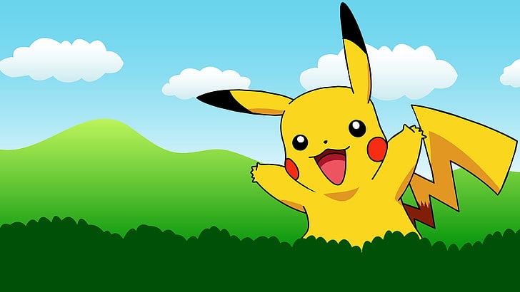 Pokemon pikachu illustration, pokemon third generation, Pokemon Ruby, HD wallpaper
