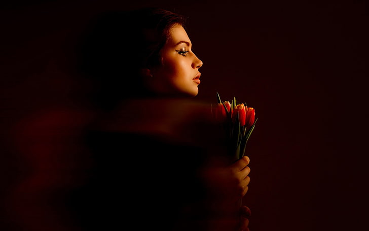 beautiful girl pic 1920x1200, one person, flower, religion