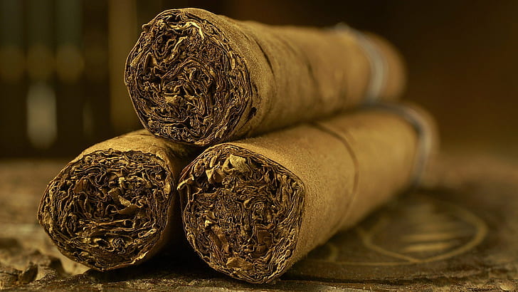 bokeh, cigar, cigarette, cigars, smoke, smoking, tobacco, HD wallpaper