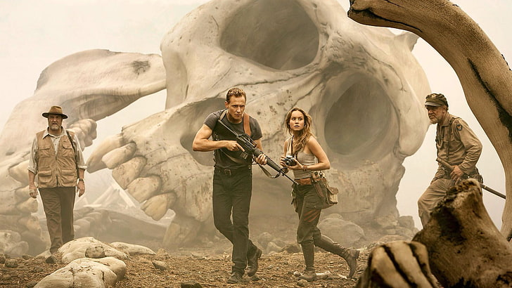 Brie Larson, Tom Hiddleston, Kong: Skull Island