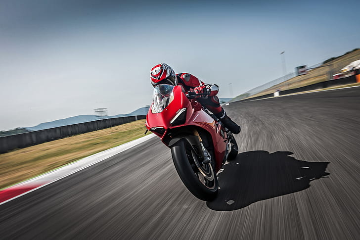Vehicles, Ducati Panigale V4, Motorcycle, HD wallpaper
