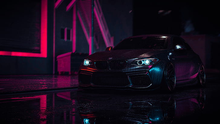 1440x3200px | free download | HD wallpaper: car, vehicle, BMW, dark ...