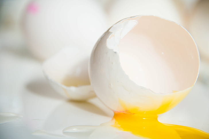 white crock egg, explore, food, ägg, reflection, macro, mondays, HD wallpaper