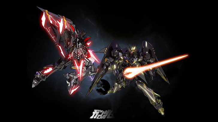beam saber black Uranus vs Sariel Gundam Anime Gundam Seed HD Art, HD wallpaper