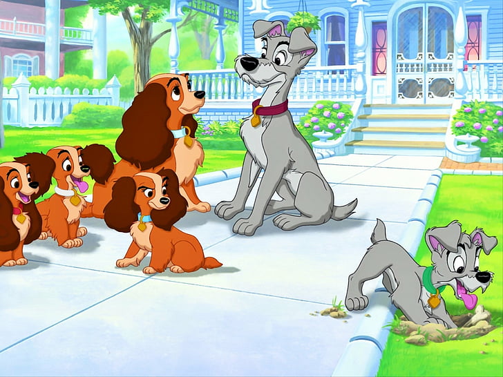 Movie, Lady and the Tramp II: Scamp's Adventure, HD wallpaper