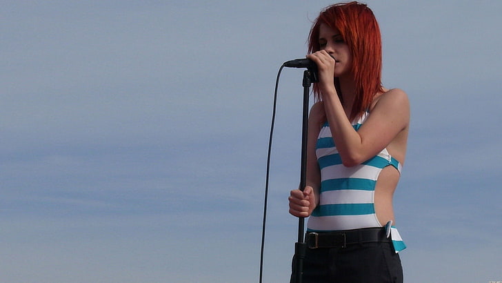 Hayley Williams, Paramore, women, redhead, singer, one person, HD wallpaper