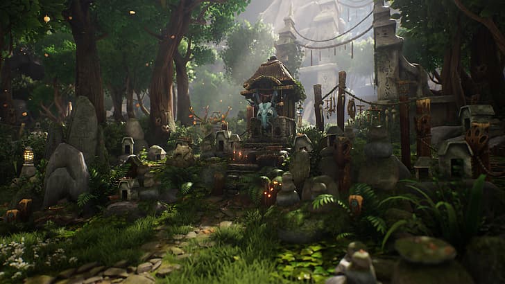 Kena: Bridge of Spirits, 4K, Game CG, mask