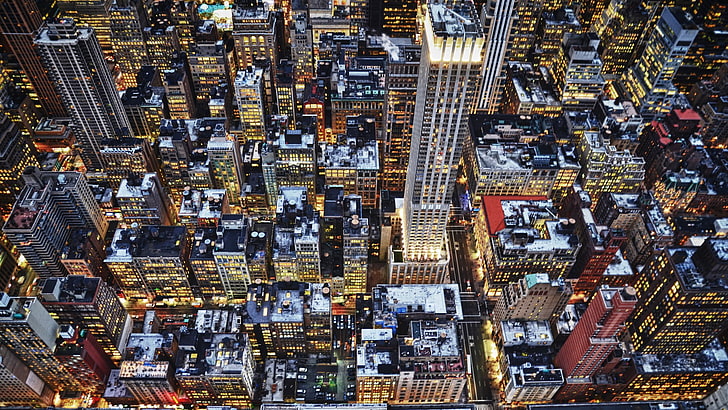 cityscape, architecture, New York City, Manhattan, USA, building, HD wallpaper