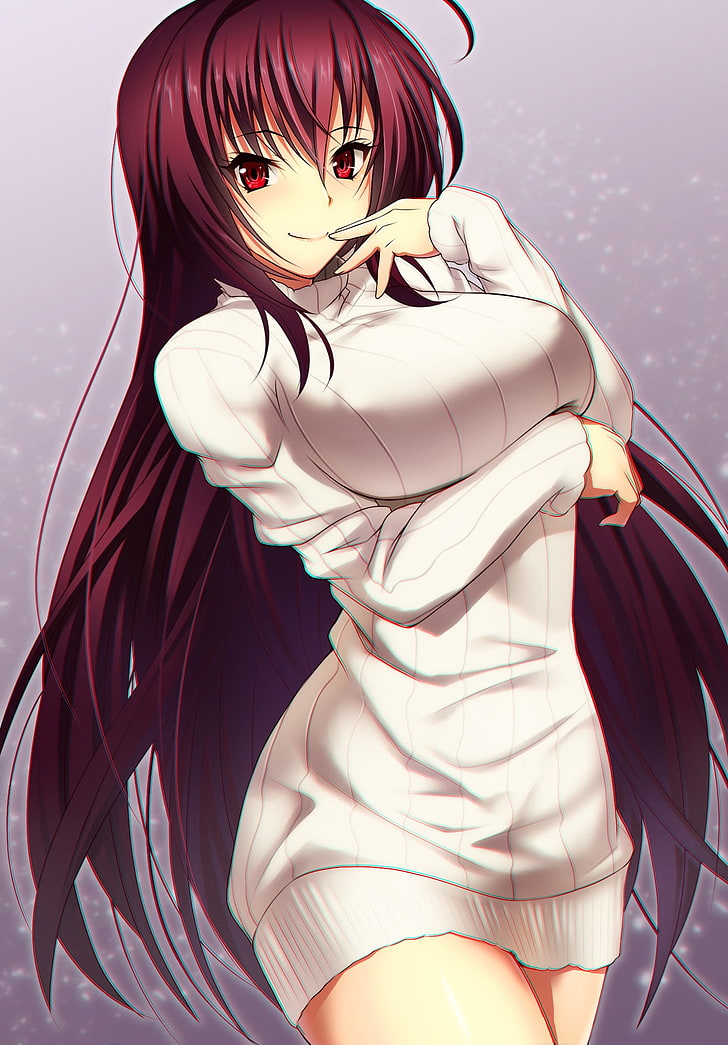 red haired woman anime character, anime girls, long hair, Fate/Grand Order