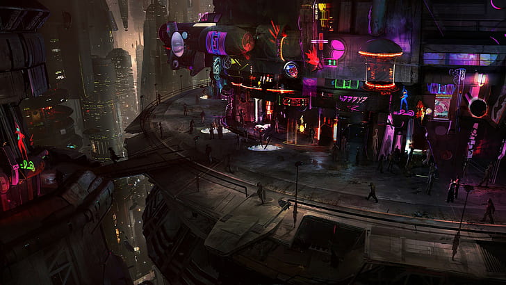 science fiction, steampunk, Star Wars, cyberpunk, Star Wars 3030 Concept Art, HD wallpaper
