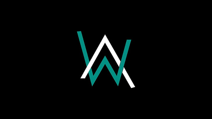 alan walker, dj, music, logo, 4k, hd, illuminated, communication