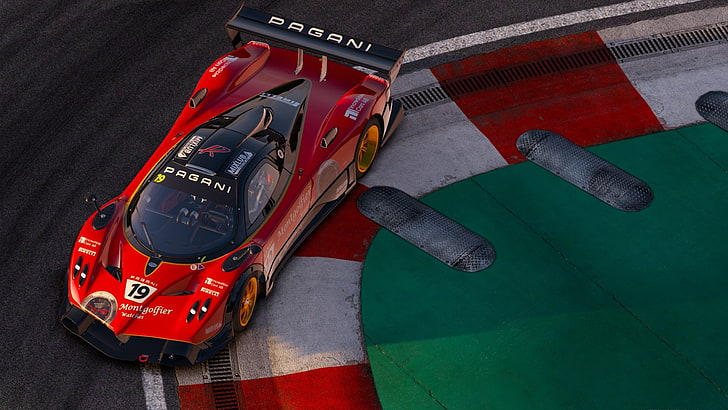 Pagani Zonda GTR, car, high angle view, mode of transportation, HD wallpaper
