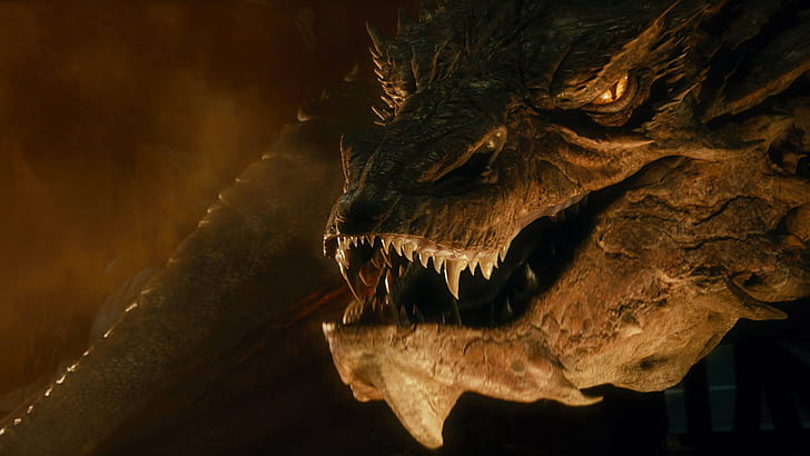 The Lord of the Rings The Hobbit Dragon Smaug HD, movies, HD wallpaper