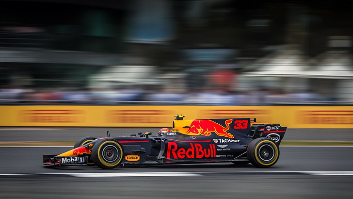 Red Bull, Silverstone, Max Verstappen, F1 British Grand Prix 2017, HD wallpaper